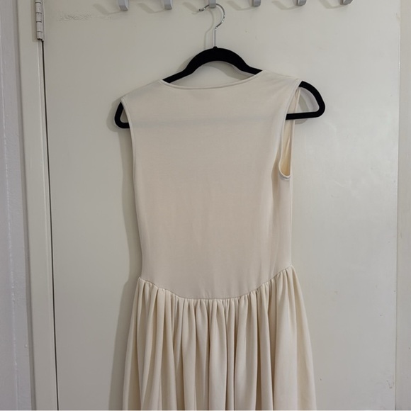 Meshki Cream Midi Sharon Scuba Jersey Dress - Picture 3 of 5